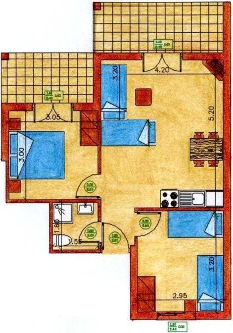 פוסידי Ydna Family Hotel Apartments מראה חיצוני תמונה